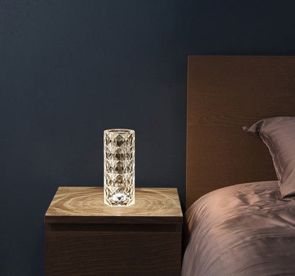 ✨ Lintrova LumiGem™ – 16-Color Touch Crystal Lamp