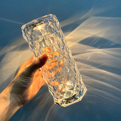 ✨ Lintrova LumiGem™ – 16-Color Touch Crystal Lamp